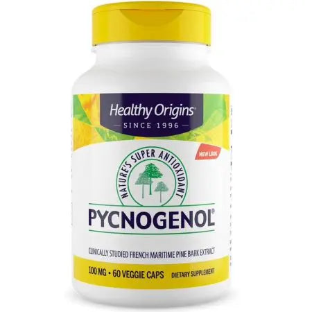 Pycnogenol, 100 mg (70% procyanider), 60 kapsler, Healthy Origins