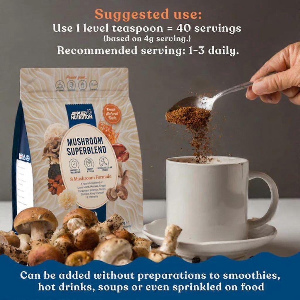Mushroom/Svampe pulver, 160 g, Applied Nutrition