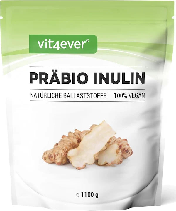 Inulin-Præbiotika fra Cikorie, 1100 g pulver, vit4ever