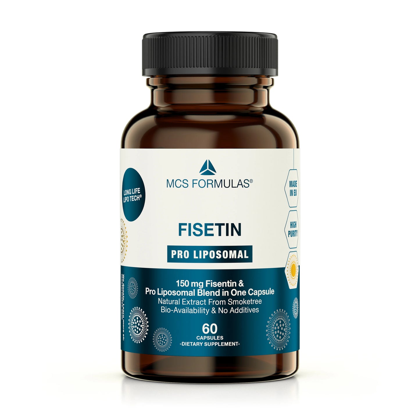 Fisetin Pro, Liposomal, 150 mg, 60 kapsler, MCS Formulas