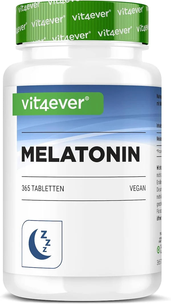 Melatonin, 1 mg, 365 tabletter, Vit4ever