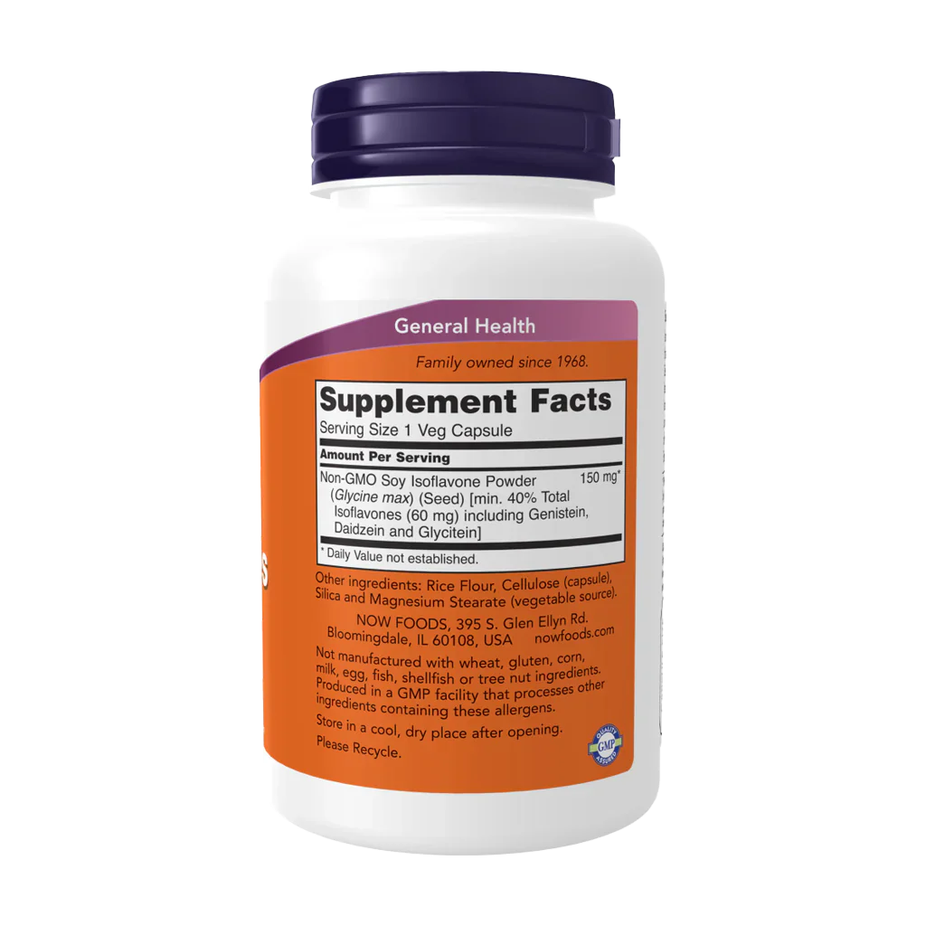 Soya isoflavoner, 150 mg, 120 kapsler, Now Foods