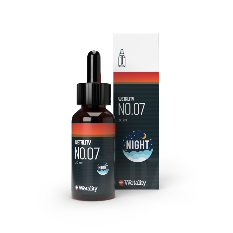 CBD-olie NO.07, Night, 30 ml, Wetality