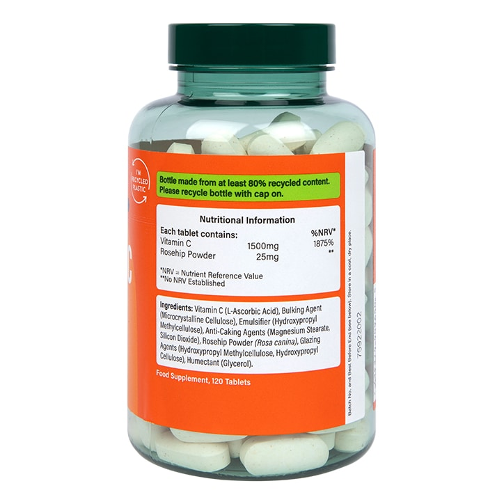 C-Vitamin, 1500mg, 120 tabletter, Super Strength Slow Release, Holland & Barret