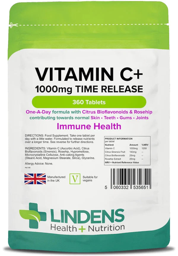 C-vitamin, DEPOT, 1000 mg, 360 tabletter, Lindens