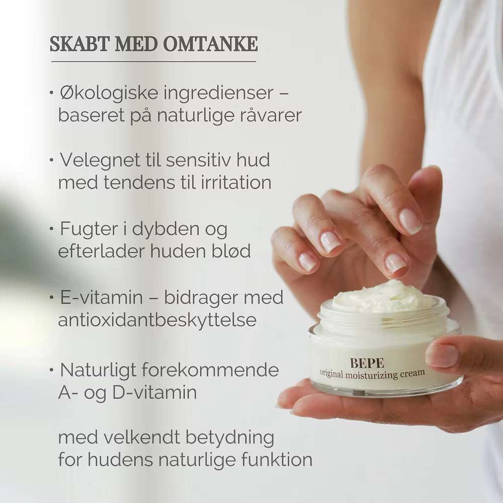 Organic Original moisturizing cream, 100ml, BEPE (creme) INTROTILBUD