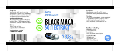 Hepatica Black Maca ekstrakt, 90 kapsler, DG Supplement