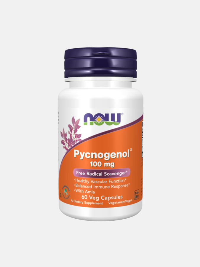 NOW Foods – Pycnogenol 100 mg – 60 kapsler