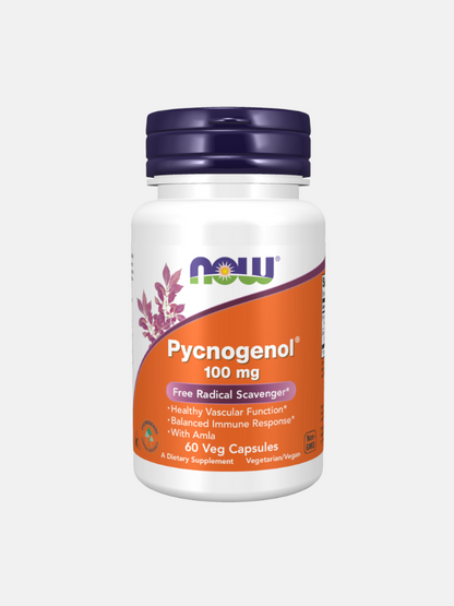 NOW Foods – Pycnogenol 100 mg – 60 kapsler