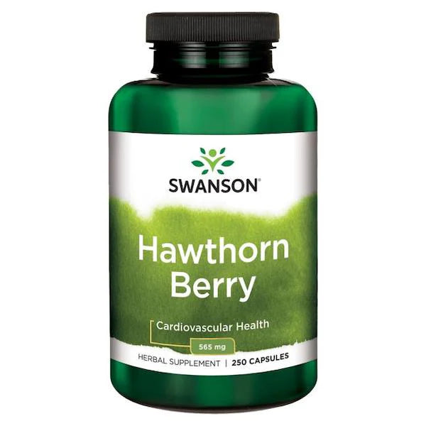 Hvidtjørnebær (Hawthorn Berries) 565 mg, 250 kapsler, Swanson