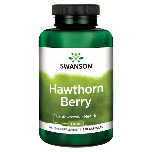 Hvidtjørnebær (Hawthorn Berries) 565 mg, 250 kapsler, Swanson