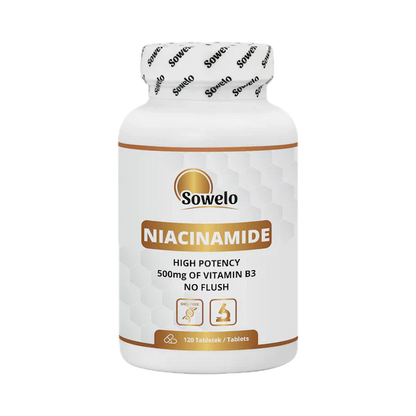 Niacinamide Vitamin B3, 500 mg, Sowelo