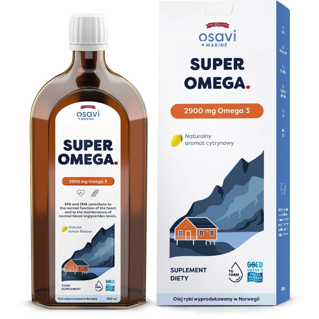 Super Omega + D3, 2900 mg, 500 ml, Osavi