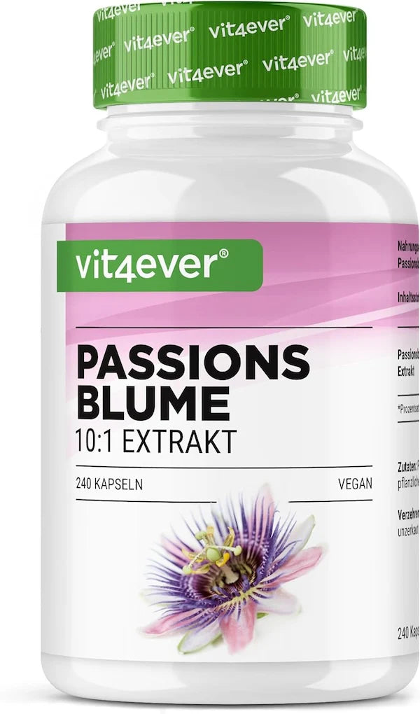 Passionsblomstekstrakt, 550 mg, 240 kapsler, Vit4ever