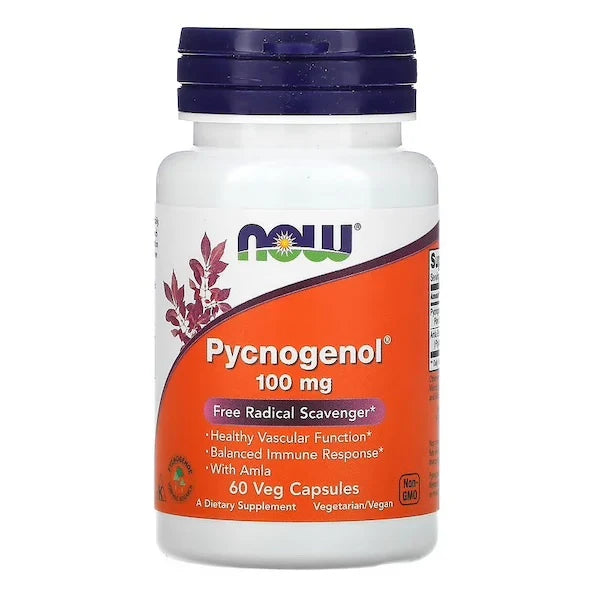 NOW Foods – Pycnogenol 100 mg – 60 kapsler