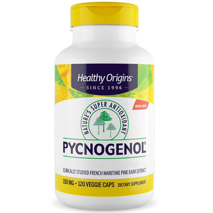 Pycnogenol, 150 mg (65-75% procyanider), 120 kapsler, Healthy Origins