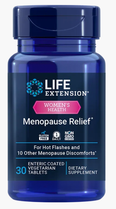 Rhaponticin, Menopause Relief, 30 tabletter, Life Extension