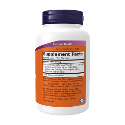 Soya isoflavoner, 150 mg, 120 kapsler, Now Foods