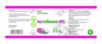 Soya Isoflavones, 90 kapsler, DG Supplements (soja)
