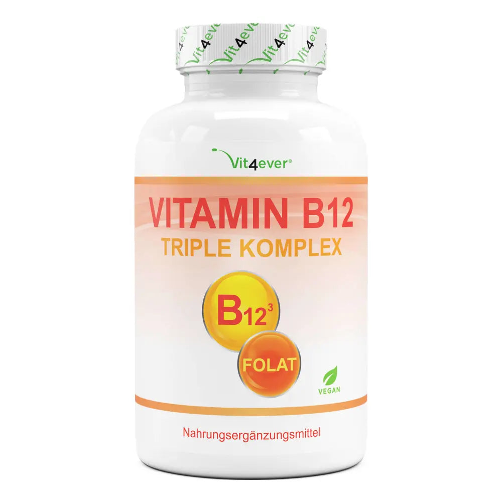 Vitamin B12 Triple Complex, 365 tabletter, Vit4ever Bedst før: 31.10.2025