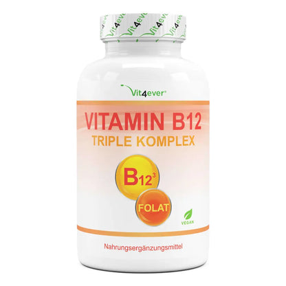 Vitamin B12 Triple Complex, 365 tabletter, Vit4ever Bedst før: 31.10.2025