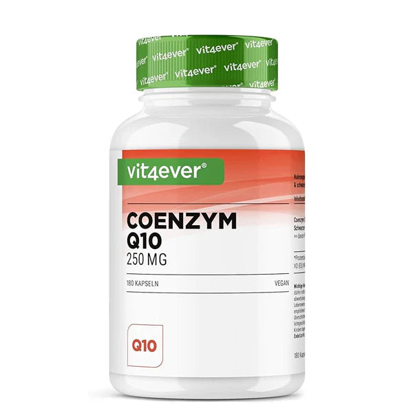 Coenzym Q10, 250 mg, 120 eller 180 kapsler, vit4ever