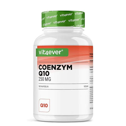 Coenzym Q10, 250 mg, 120 eller 180 kapsler, vit4ever