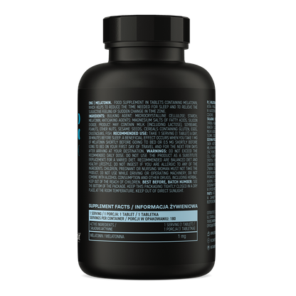 Melatonin, 1 mg, 180 tabletter, Ostrovit