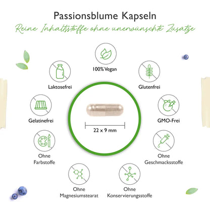 Passionsblomstekstrakt, 550 mg, 240 kapsler, Vit4ever